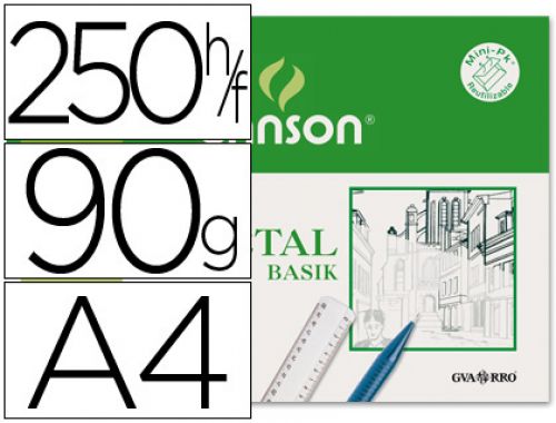 Papel vegetal 90 din a4 em folha 90-95 gr , Guarro , 11931 , 8422714062198